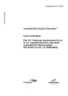 AS/NZS 61347.2.2:2007