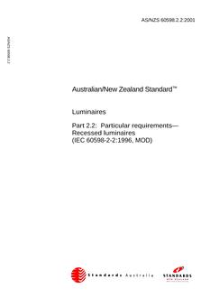 AS/NZS 60598.2.2:2001