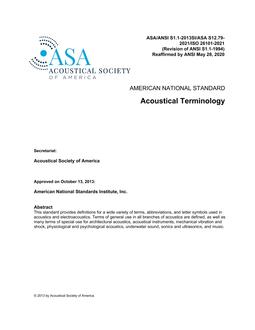 ASA S1.1