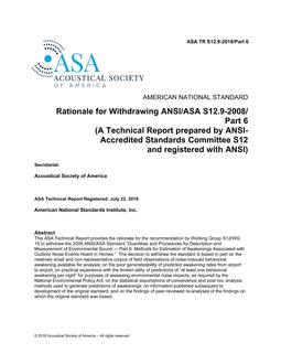 ASA TR S12.9 Part 6