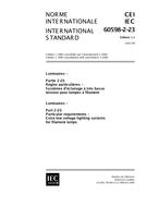 IEC 60598-2-23 Ed. 1.1 b:2001